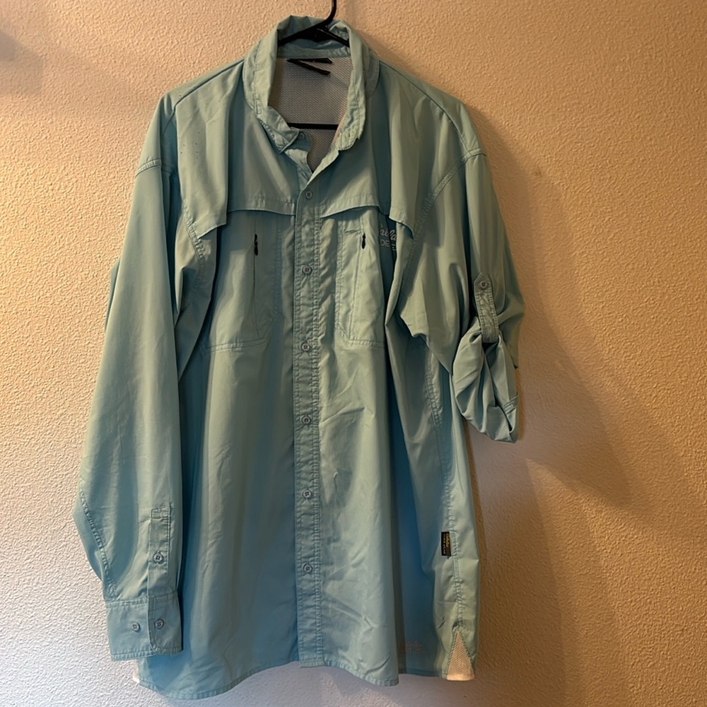 Cabelas guidewear SPf 50 button down size XL tall